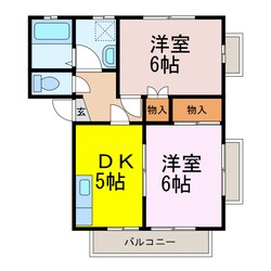 ハイツハピネスの物件間取画像